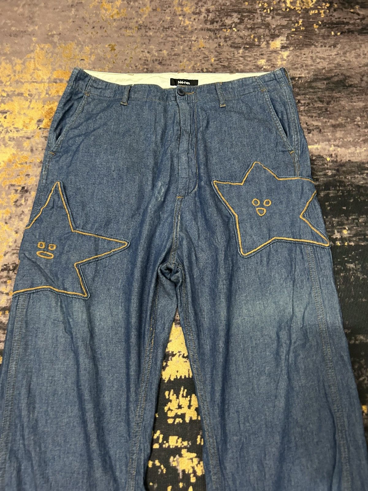 Ne-Net Ne-Net Issey Miyake Star Pocket Pants Size US 32 / EU 48 - 3 Thumbnail