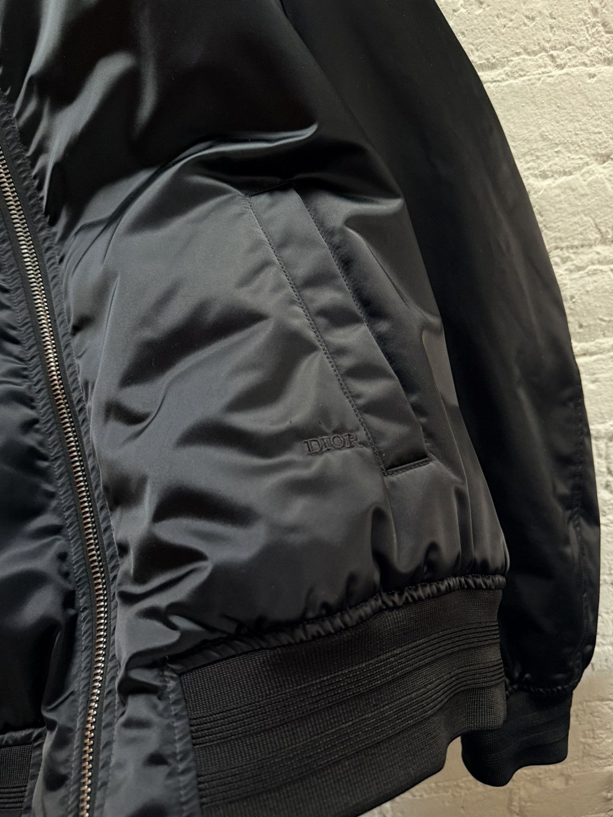 Dior FW21 Peter Doig Satin Nylon Bomber Jacket Size US XXL / EU 58 / 5 - 3 Thumbnail