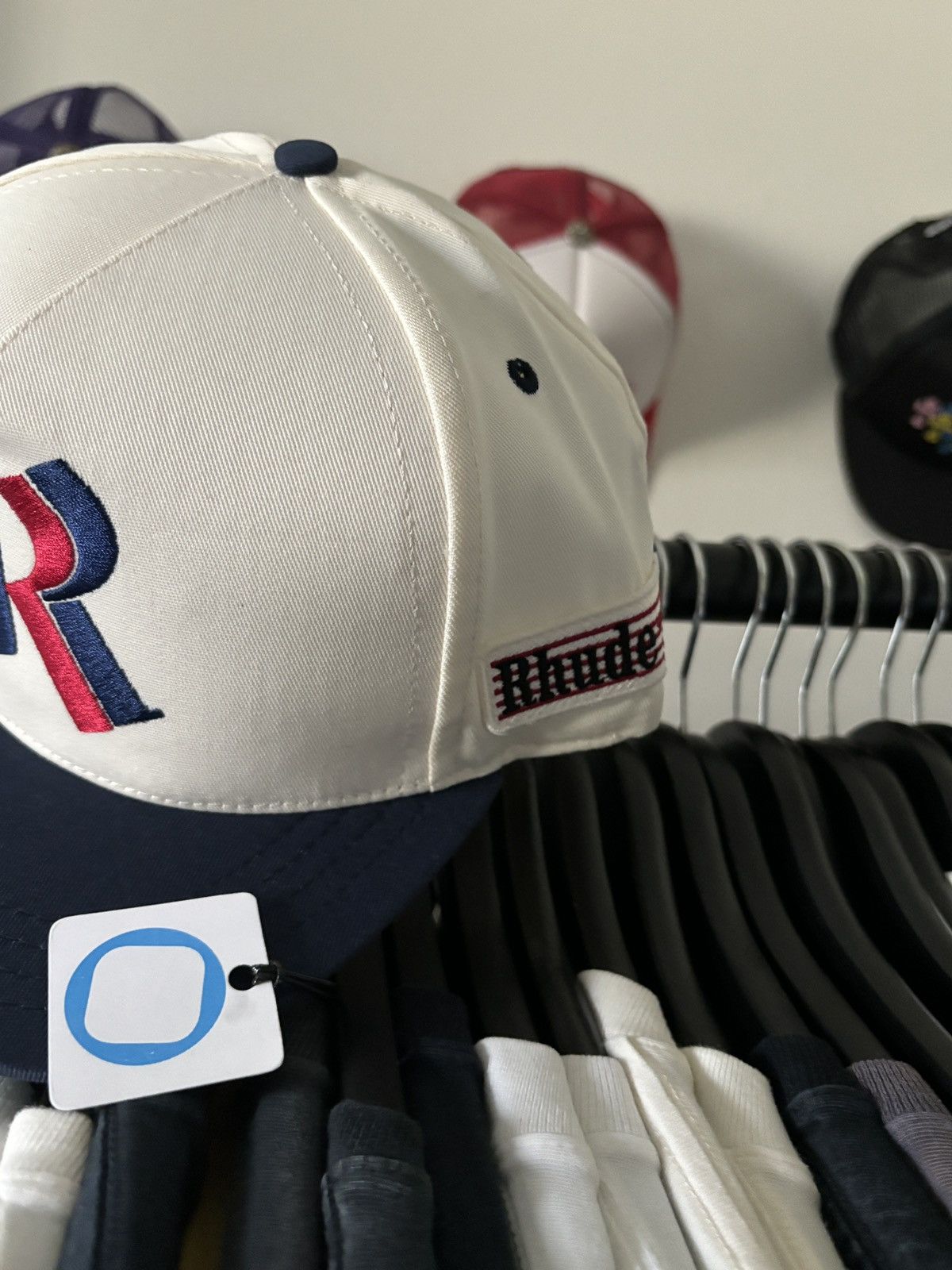 Rhude RHUDE DOUBLE R HAT Size ONE SIZE - 4 Thumbnail