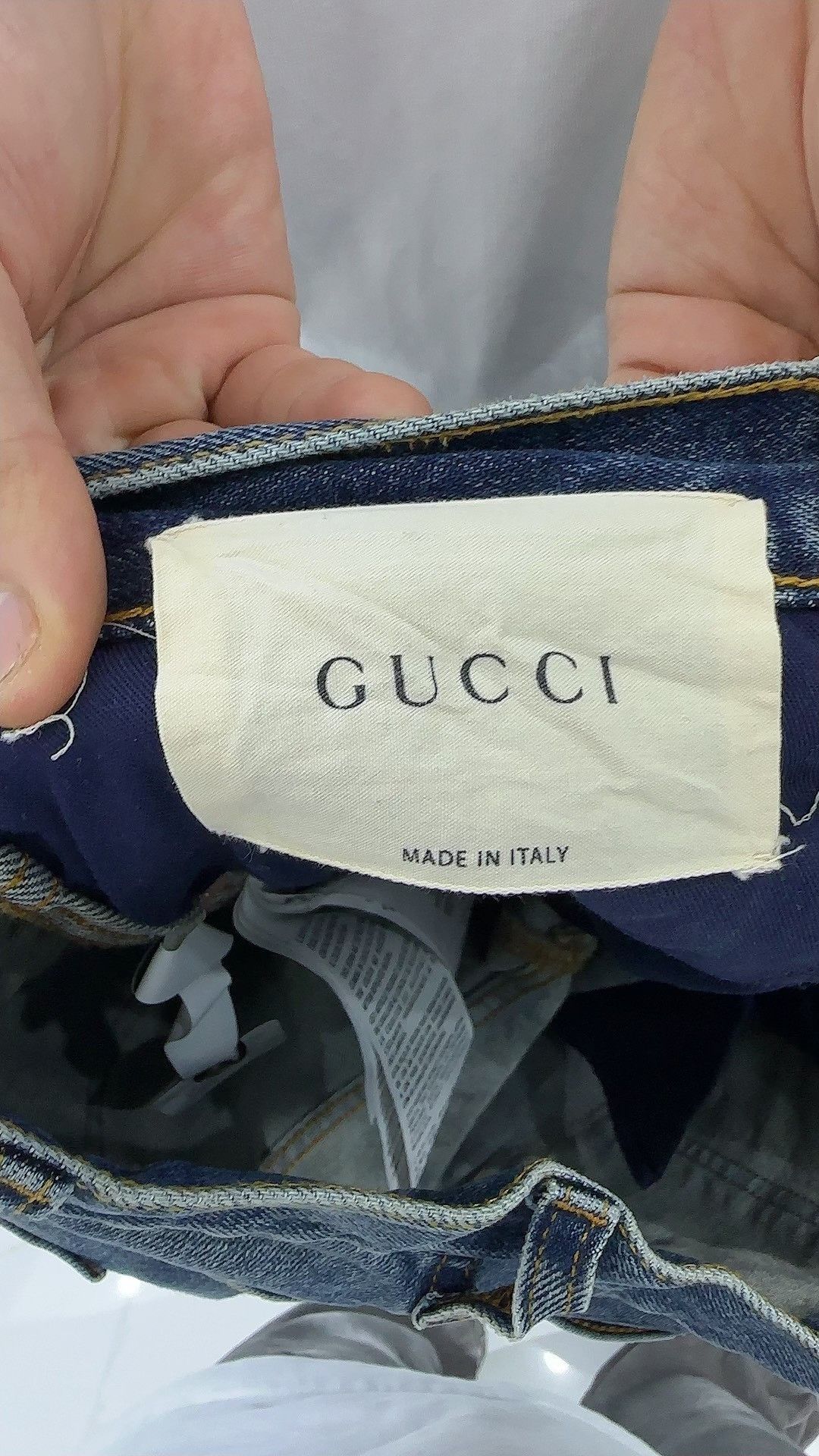 Gucci GUCCI×MLB co-branded embroidered jeans Size US 31 - 4 Thumbnail
