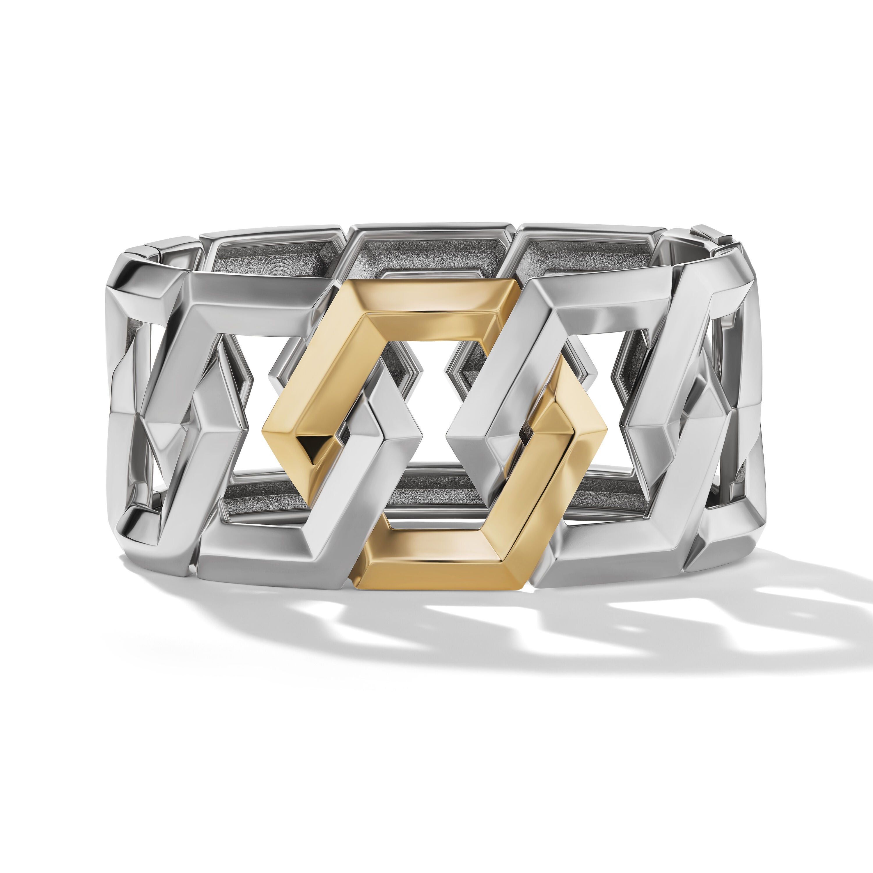 o1w1db10325 Bracelet in Silver with 18K Yellow Gold & 32mm