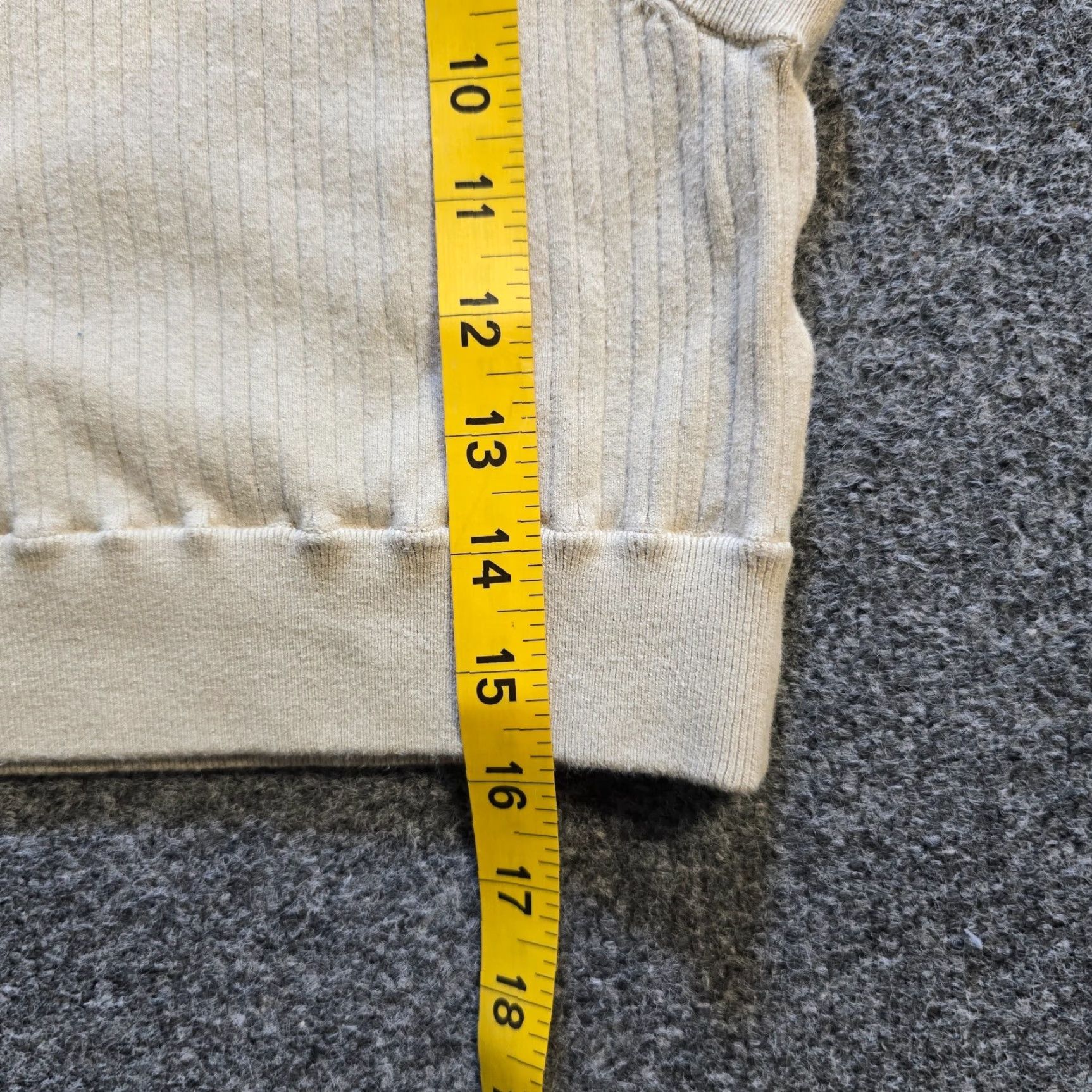 Kith Kith Top Womens Medium Beige Essentials Sport Tank Cropped Ribbed Knit Cotton Sleeveless Round Neck Pullover Casual Size M / US 6-8 / IT 42-44 - 5 Thumbnail