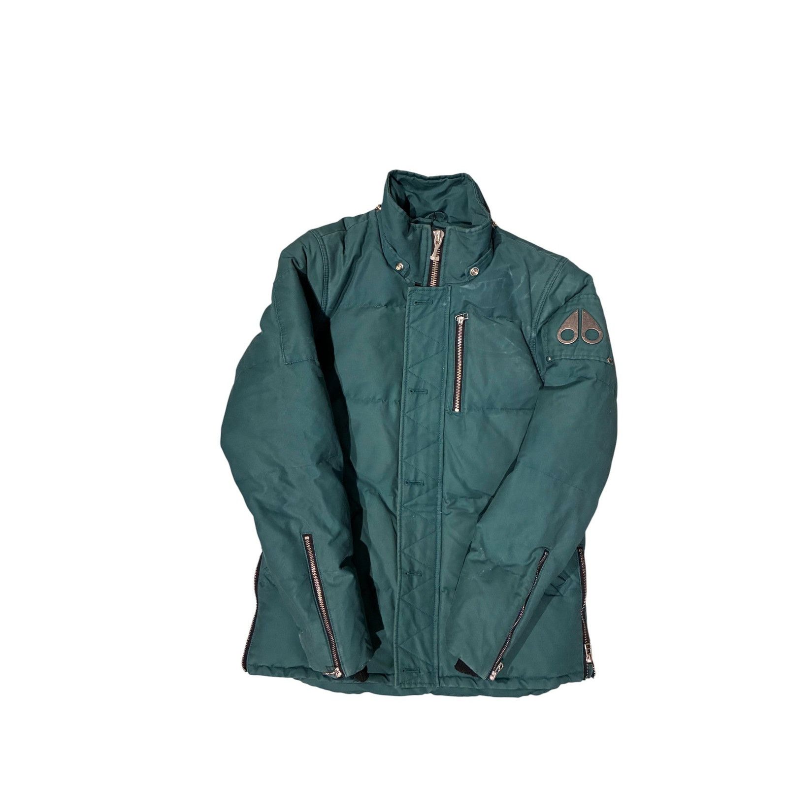 Moose Knuckles Moose Knuckles 3Q Green & White Fur Jacket Size US S / EU 44-46 / 1 - 2 Thumbnail