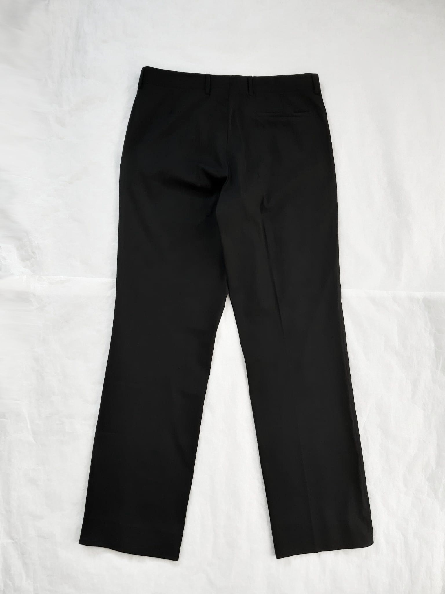Dior × Hedi Slimane Dior Homme SS04 “Strip” Runway Glossy Wool Pants ( 46 ) Size US 30 / EU 46 - 4 Thumbnail