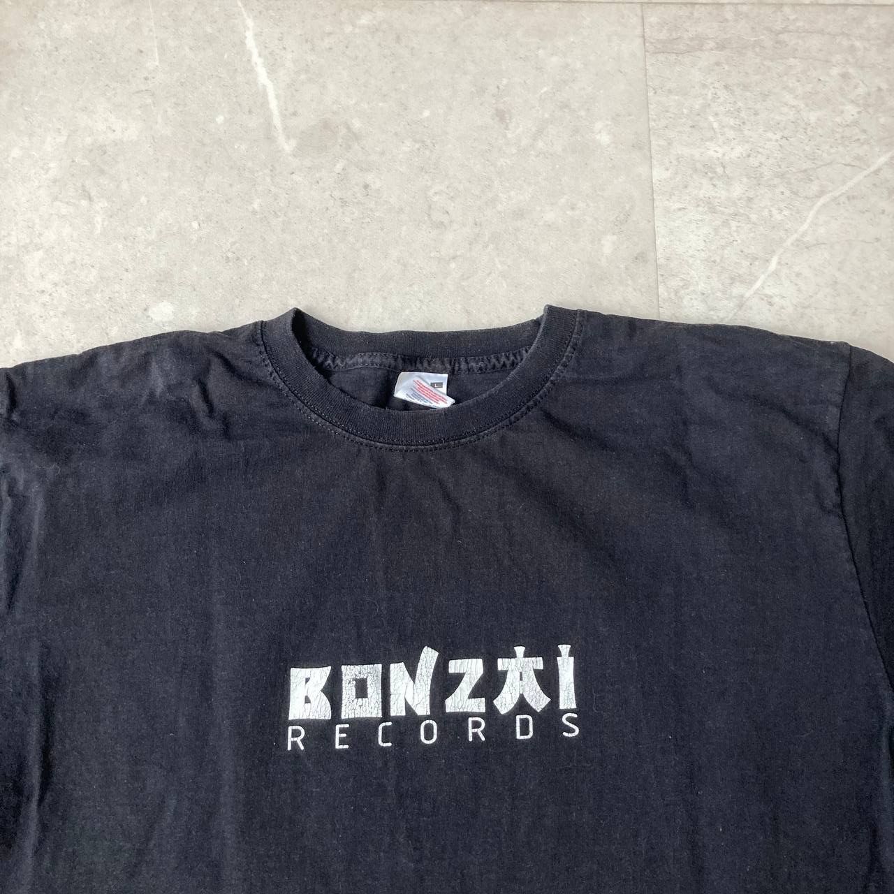 Band Tees Bonzai Records Belgium Hardcore Trance Techno Electronic Size US L / EU 52-54 / 3 - 3 Thumbnail