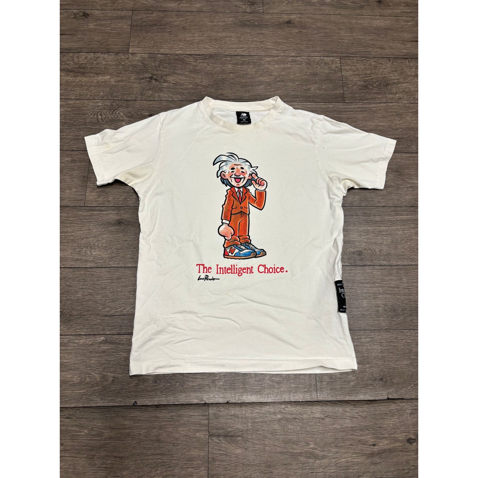 New Balance New Balance Intelligent Choice Albert Einstein White Tee XS Size US XS / EU 42 / 0 - 1 Thumbnail