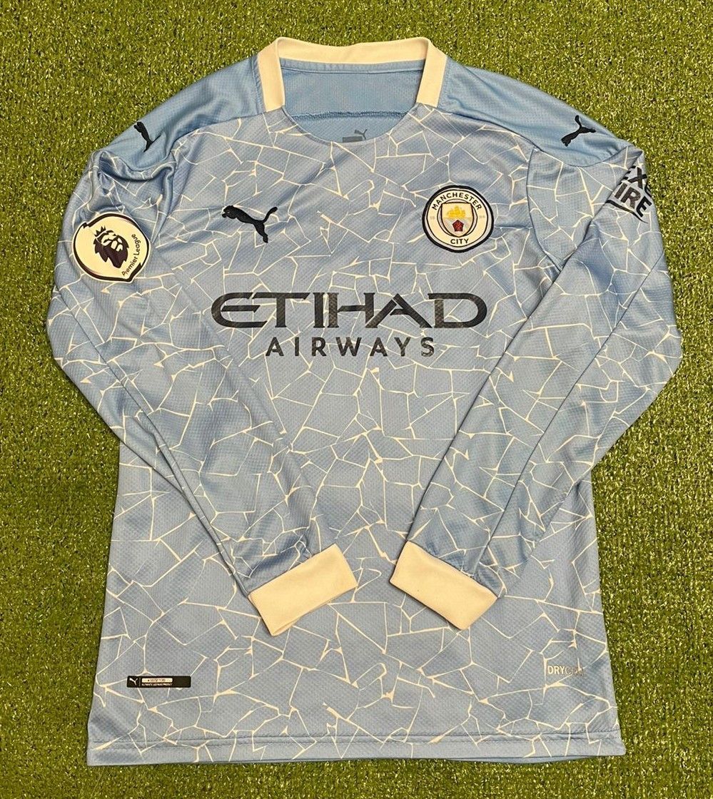 De Bruyne #17 Manchester City FC Home Kit Jersey 2020/21