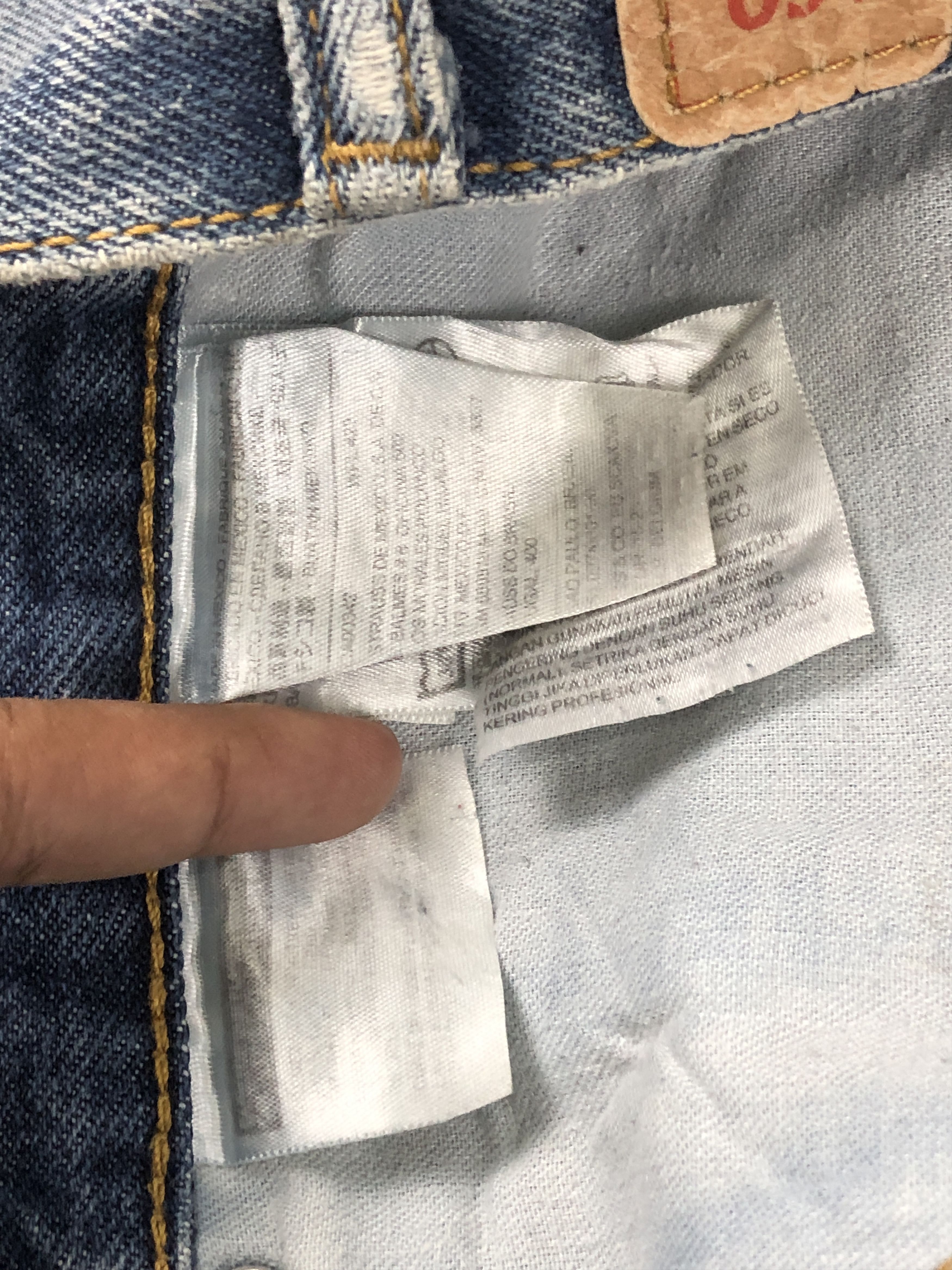 Levi's Vintage Distressed Levis 505 Faded Blue Jeans DP2539 Size US 38 / EU 54 - 8 Thumbnail