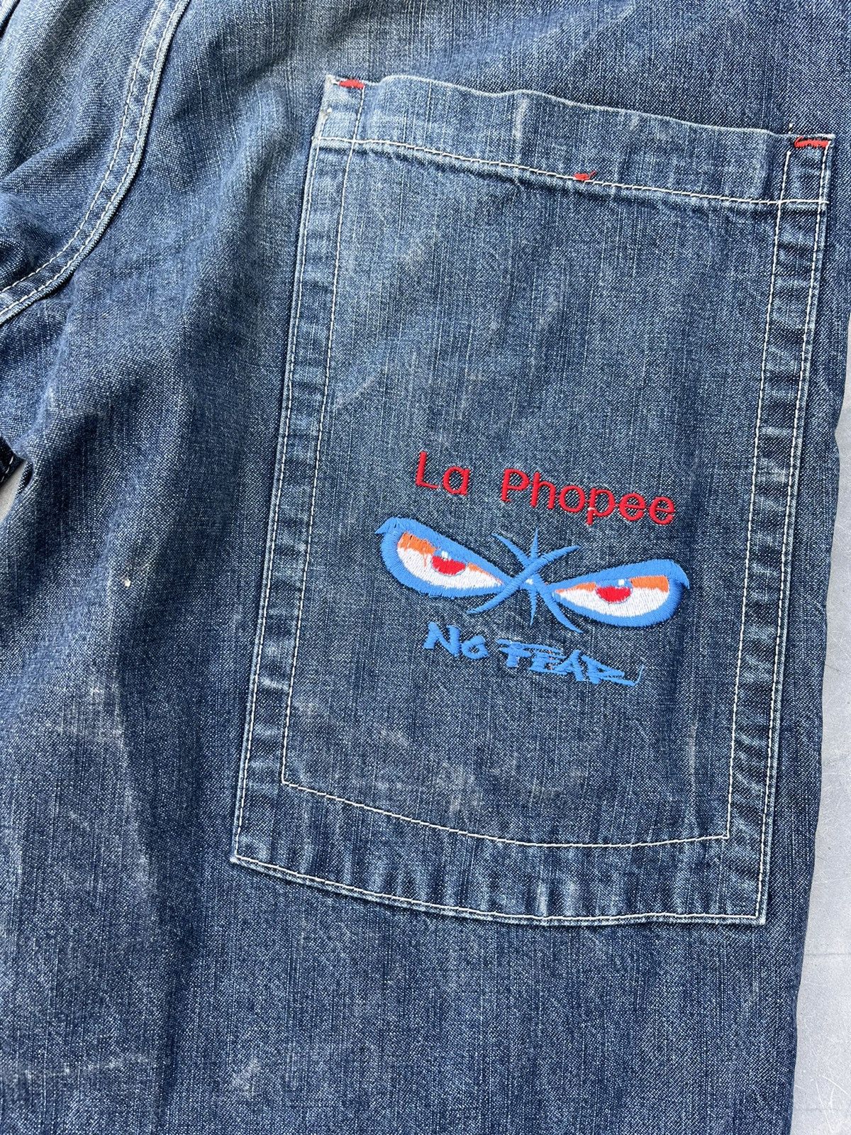 Other Y2K Baggy Jeans Big Pockets Size US 32 / EU 48 - 4 Thumbnail