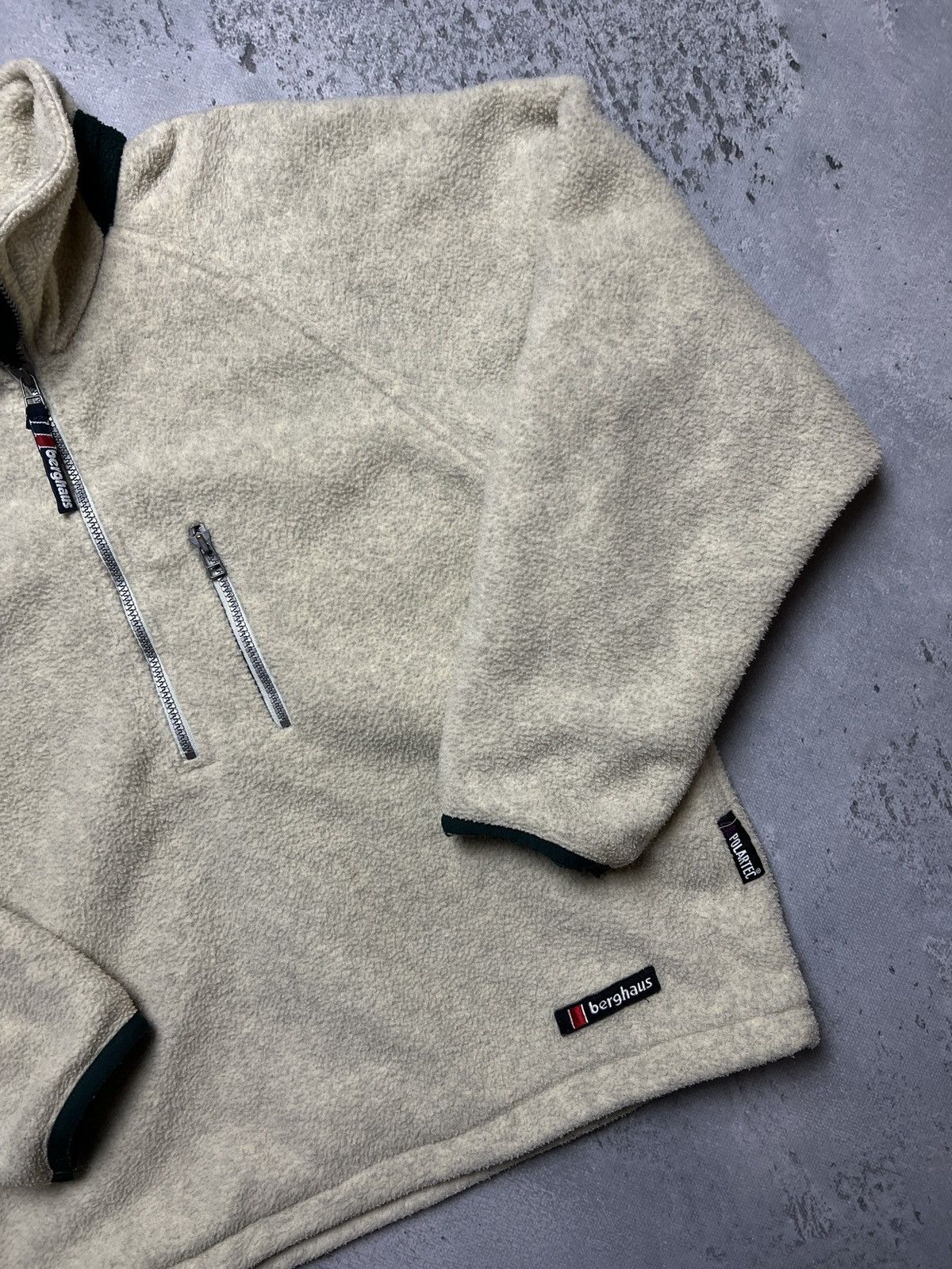 Berghaus Berghaus Teddy Fleece Polartec Mens Anorak Jacket 1/2Zip 90s Size US L / EU 52-54 / 3 - 6 Thumbnail