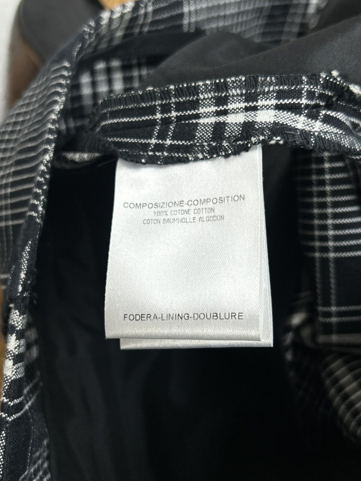 Gucci Vintage Gucci Plaid Checketed Striped Trousers 2007 Grey 38 Size 26" / US 2 / IT 38 - 11 Thumbnail