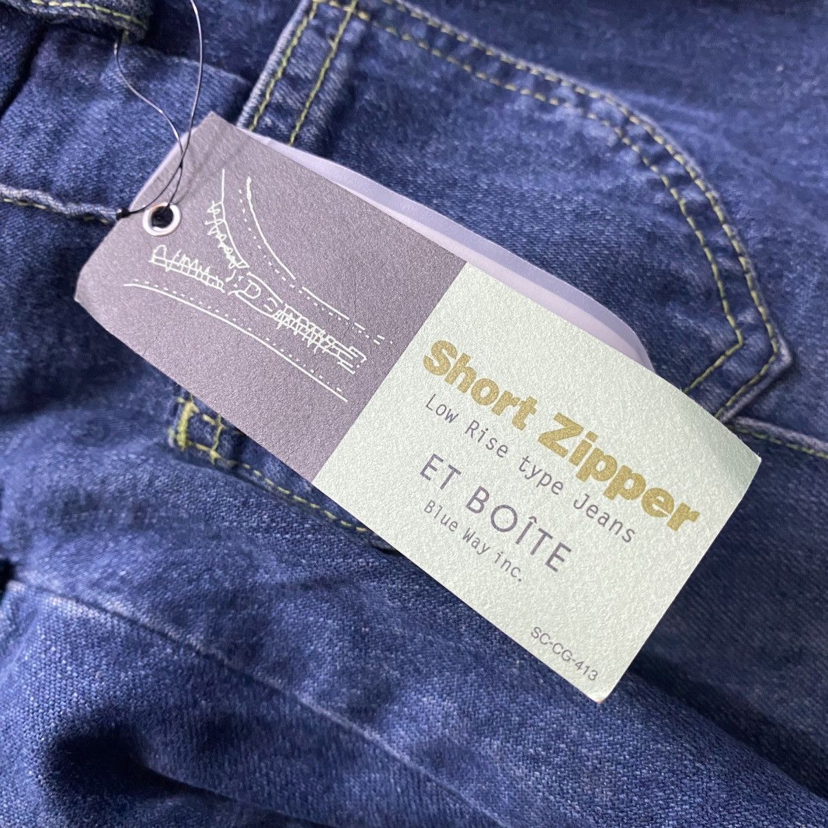 Japanese Brand Vntage 90s ET BOITE Blue Way Denim Bootcut Bell Buttom Jeans Size 27" / US 4 / IT 40 - 11 Thumbnail