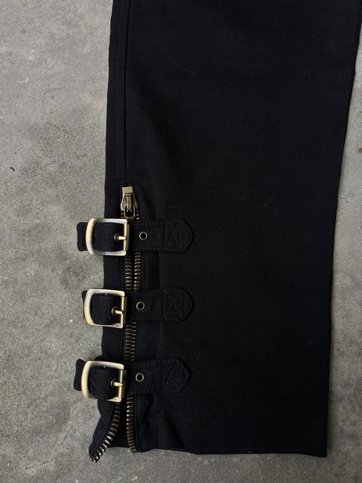 Dolce & Gabbana Dolce&Gabbana AW2003 Biker Buckle Pants Size US 32 / EU 48 - 5 Thumbnail