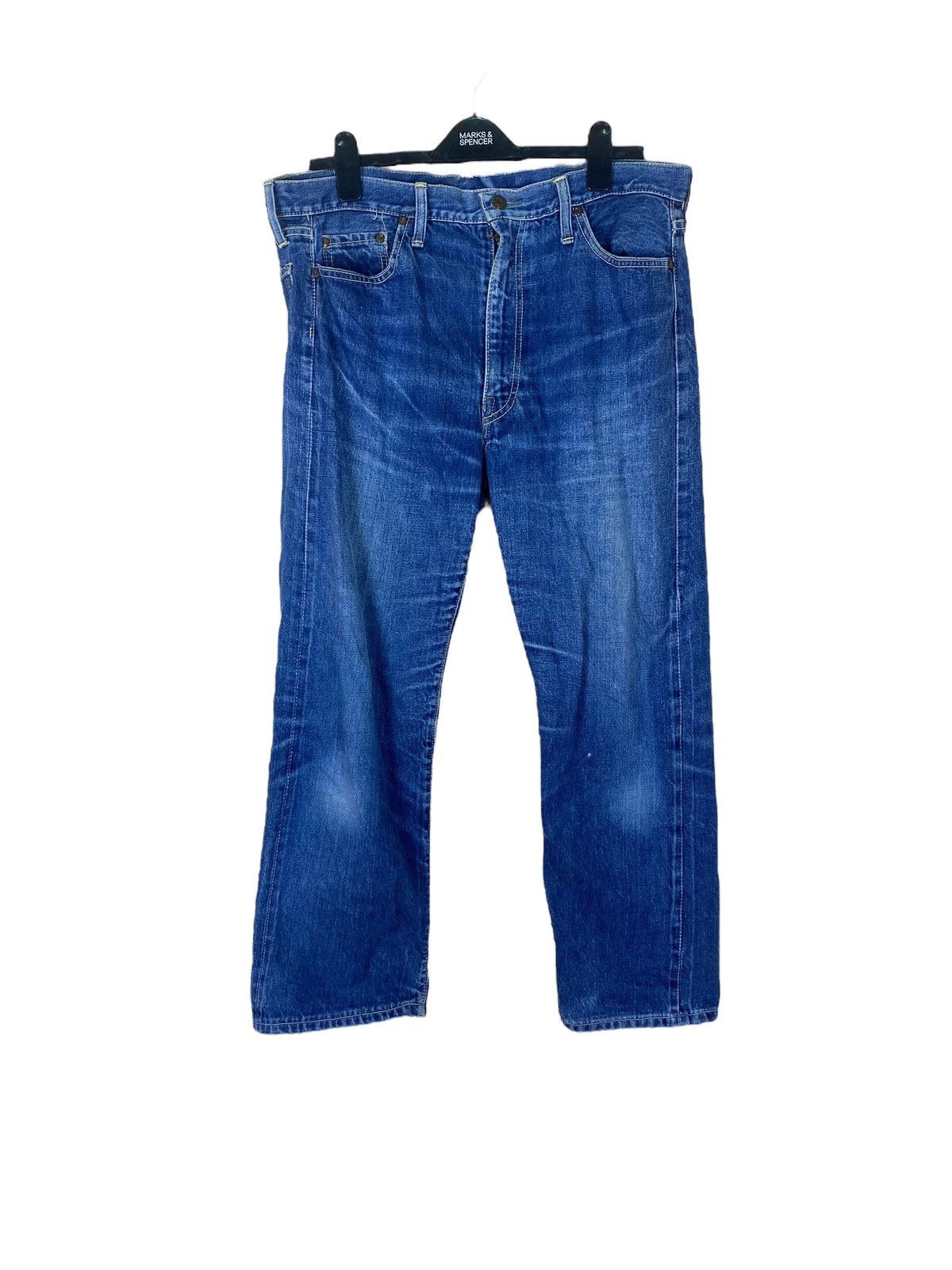 Vintage Vintage 80s Denim Single Selvedge Size US 36 / EU 52 - 2 Thumbnail