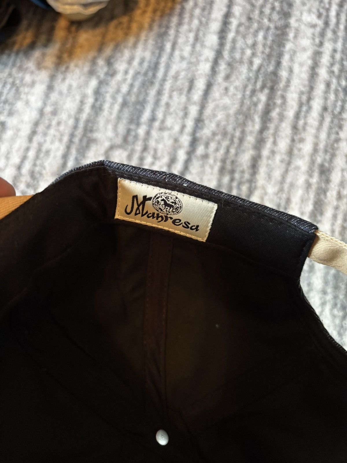 Manresa Manresa Denim Live Free or Die NE Hat Size ONE SIZE - 3 Thumbnail