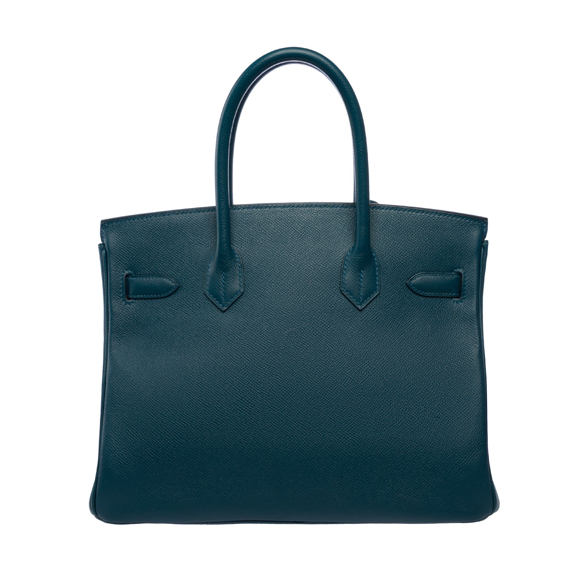 Hermes Hermes Birkin 30 in Blue Leather Size ONE SIZE - 3 Thumbnail