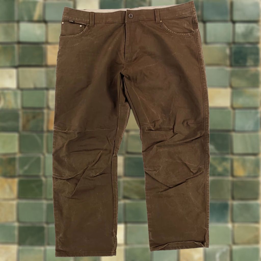 Vintage VINTAGE KÜHL Rydr Jeans Mens 42 x 30 Brown Straight 43 Inseam Patina Dye Size US 43 - 1 Thumbnail