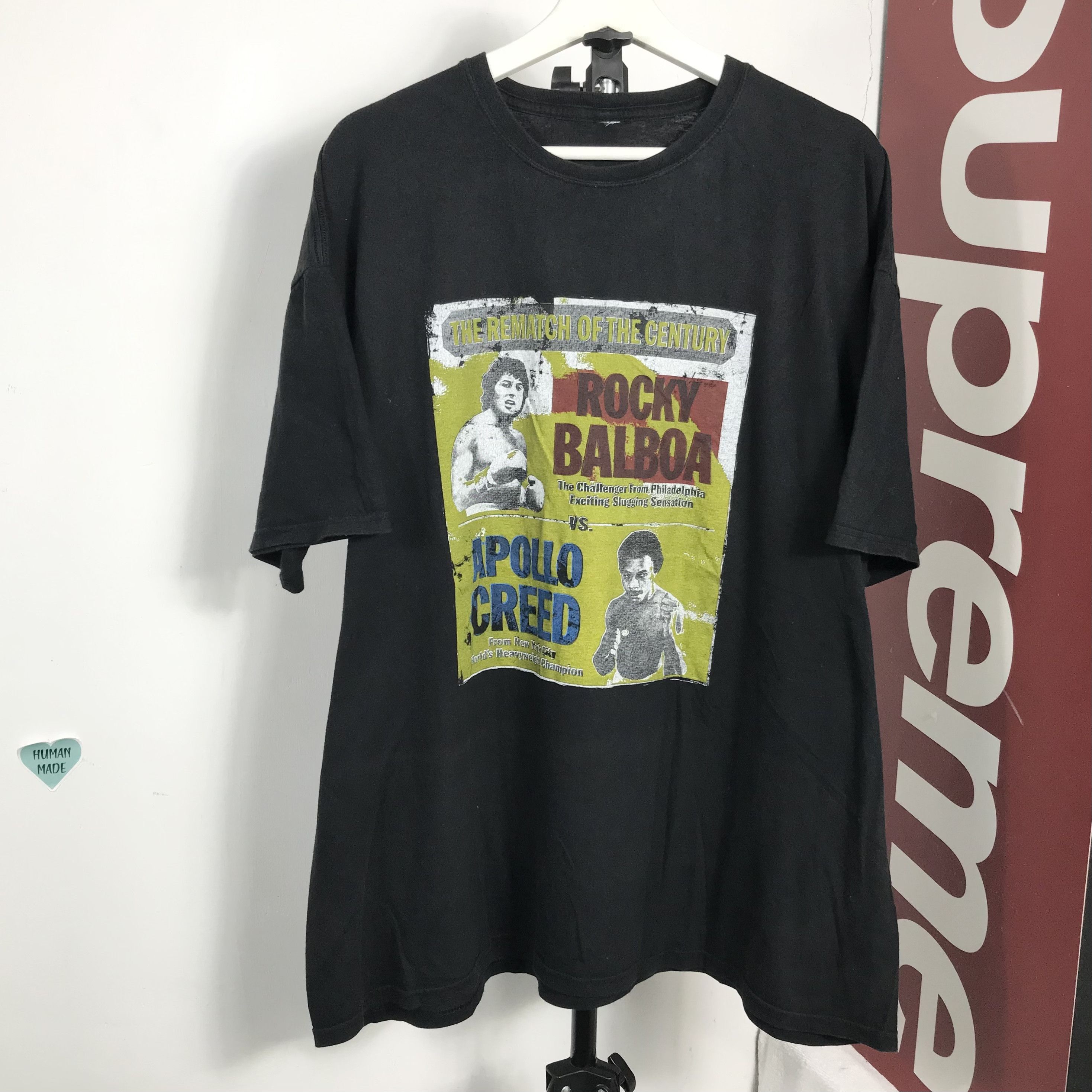 Vintage Vintage rocky balboa vs apollo creed battle champion shirt Size US XL / EU 56 / 4 - 1 Thumbnail