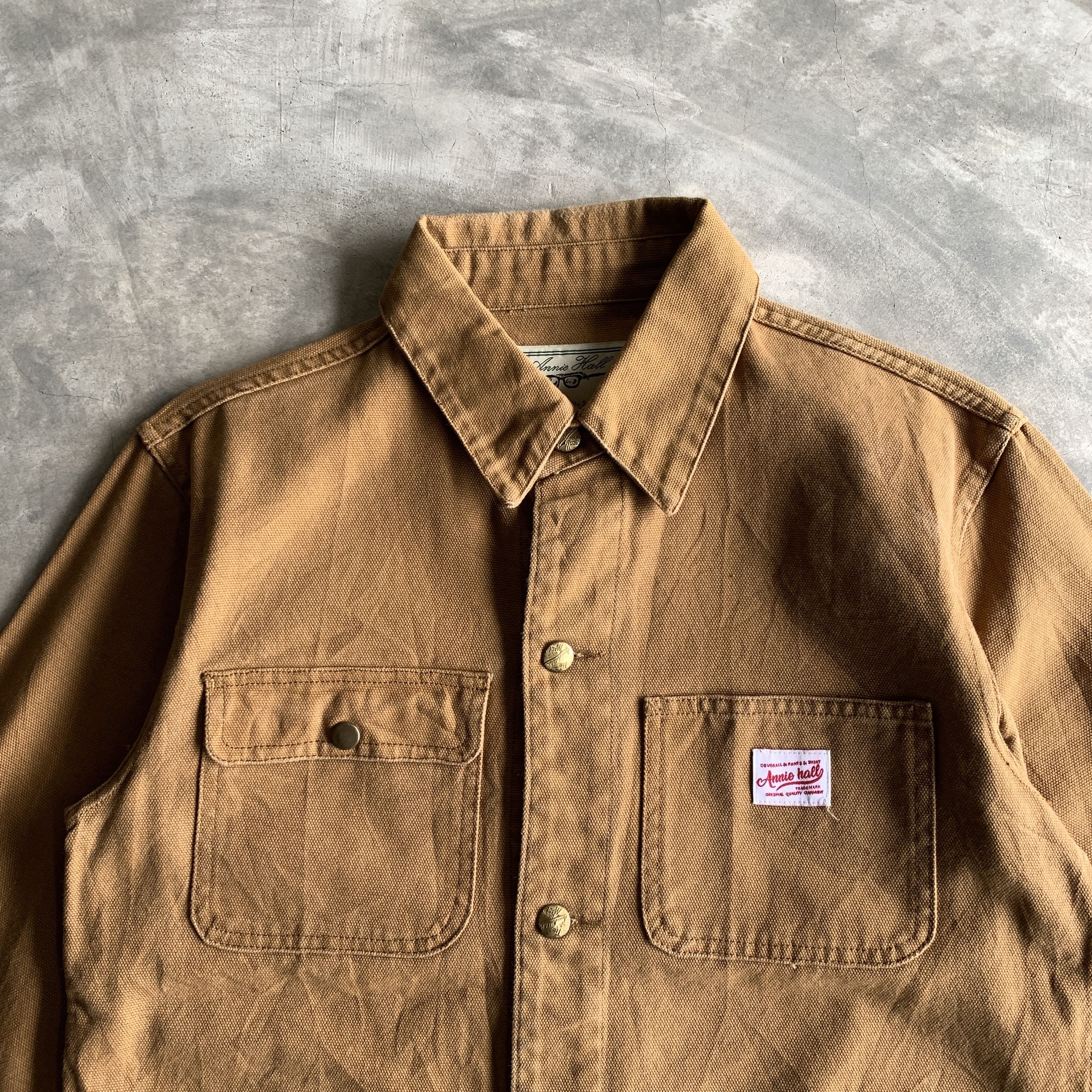 Japanese Brand × Vintage Rare Annie Hall Heavy Canvas Chore Coat Size US L / EU 52-54 / 3 - 3 Thumbnail