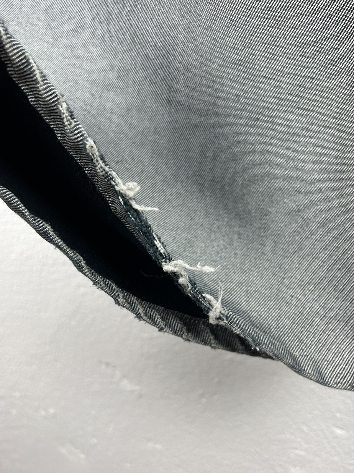 Vintage 90s Vintage Johnny Blaze Crazy Flared Silver Denim Jeans Size US 30 / EU 46 - 8 Thumbnail