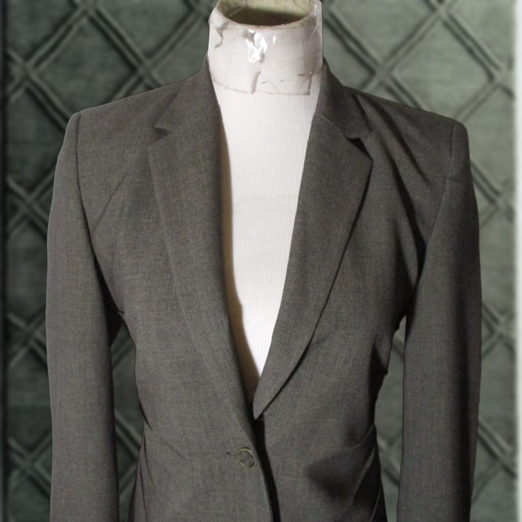 Calvin Klein VINTAGE CALVIN KLEIN Brown Rayon Jacket Women's Size 2 Size XS / US 0-2 / IT 36-38 - 1 Thumbnail