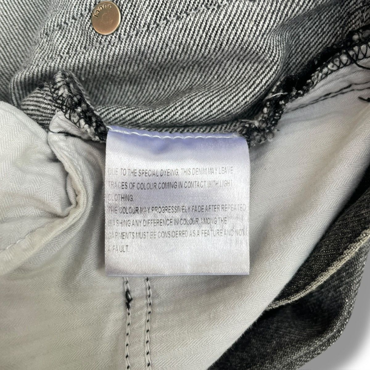 Gucci VINTAGE Gucci Skinny Tapered Denim Jeans Size 36" / US 14 / IT 50 - 8 Thumbnail