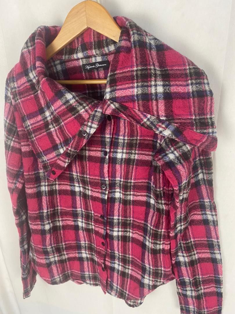 Flannel × Hysteric Glamour Hysteric glamour wool button up turtleneck shirt Size S / US 4 / IT 40 - 10 Thumbnail