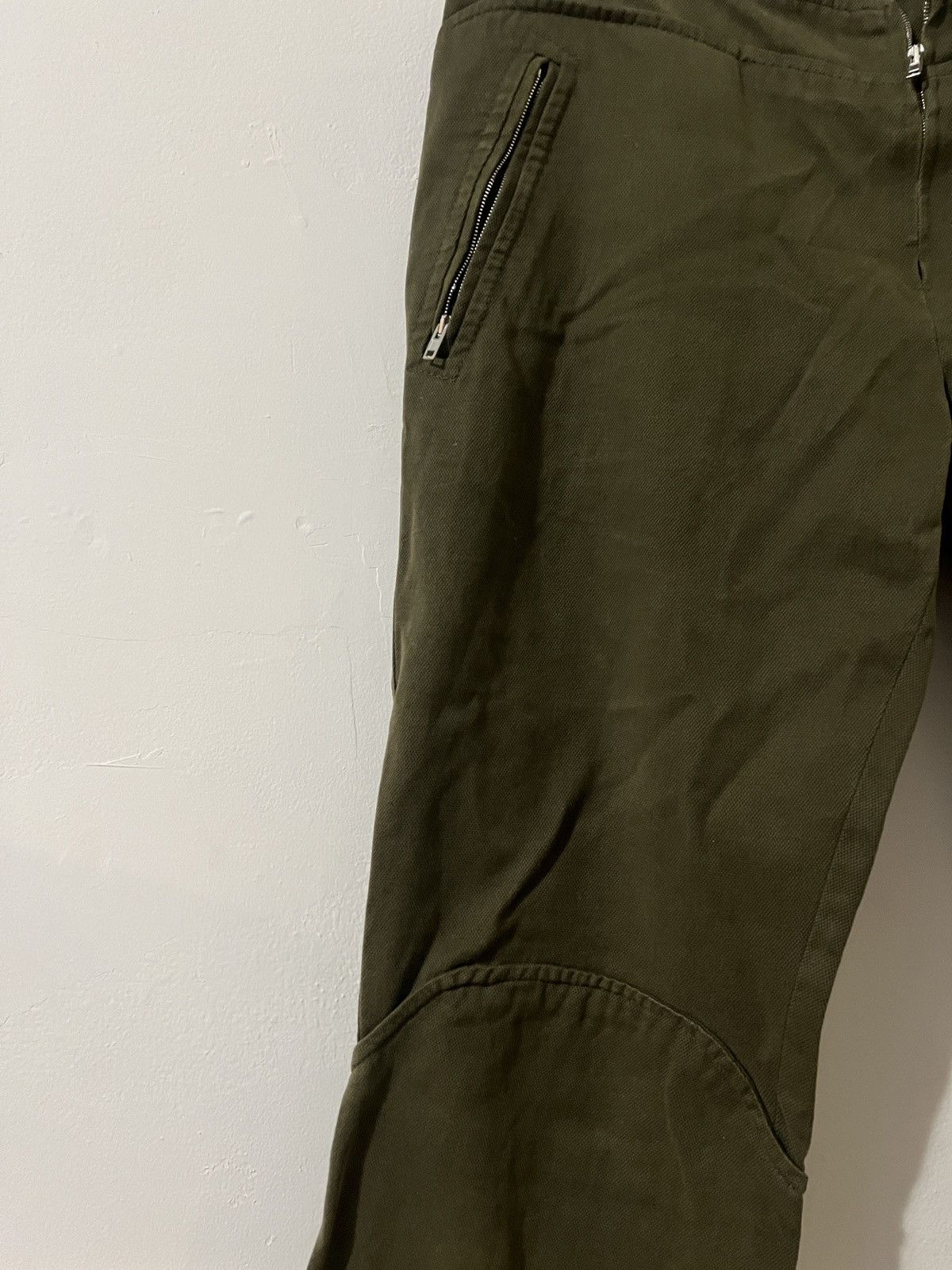 Miu Miu Miu Miu 90s Olive Green Paneled Trousers Size 30" / US 8 / IT 44 - 6 Thumbnail