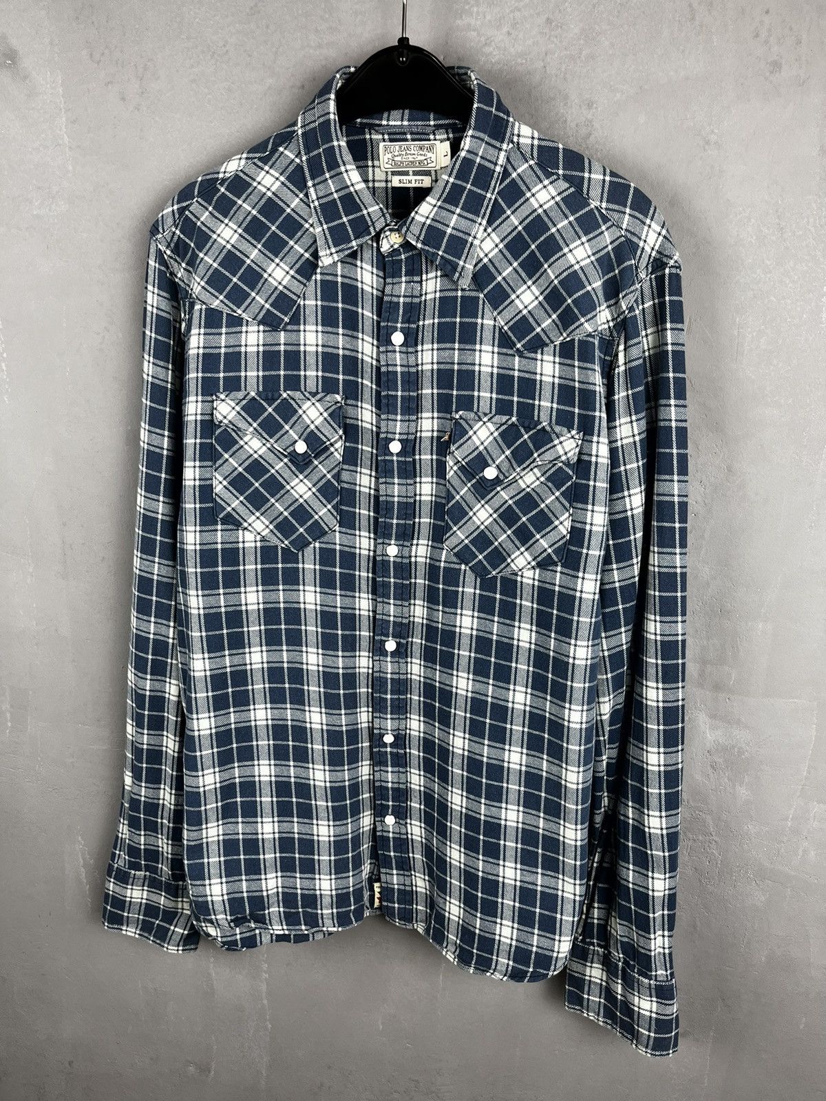 Polo Ralph Lauren × Ralph Lauren × Vintage Polo Ralph Lauren flannel shirt vintage Size US L / EU 52-54 / 3 - 1 Thumbnail