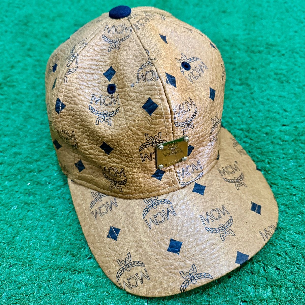 Other MCM Visetos Cognac Snapback Baseball Cap Size ONE SIZE - 2 Thumbnail