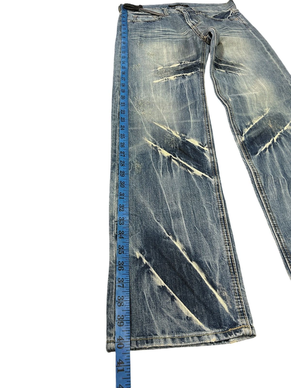 Designer × If Six Was Nine × Japanese Brand Vintage Theoria Rare Thunder Designs Rusty Japan Jeans Size US 30 / EU 46 - 16 Thumbnail