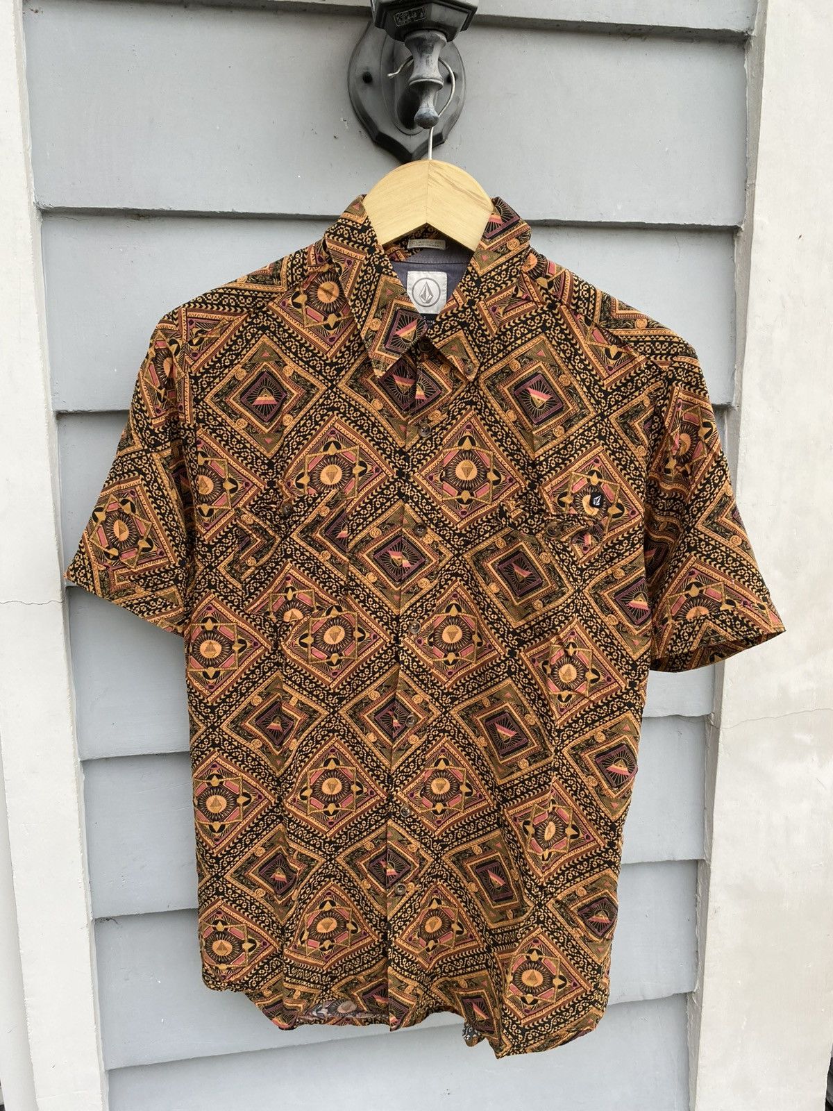 Other × Vintage Volcom Stone Graphic Print Traditional Batic Style Size US S / EU 44-46 / 1 - 3 Thumbnail