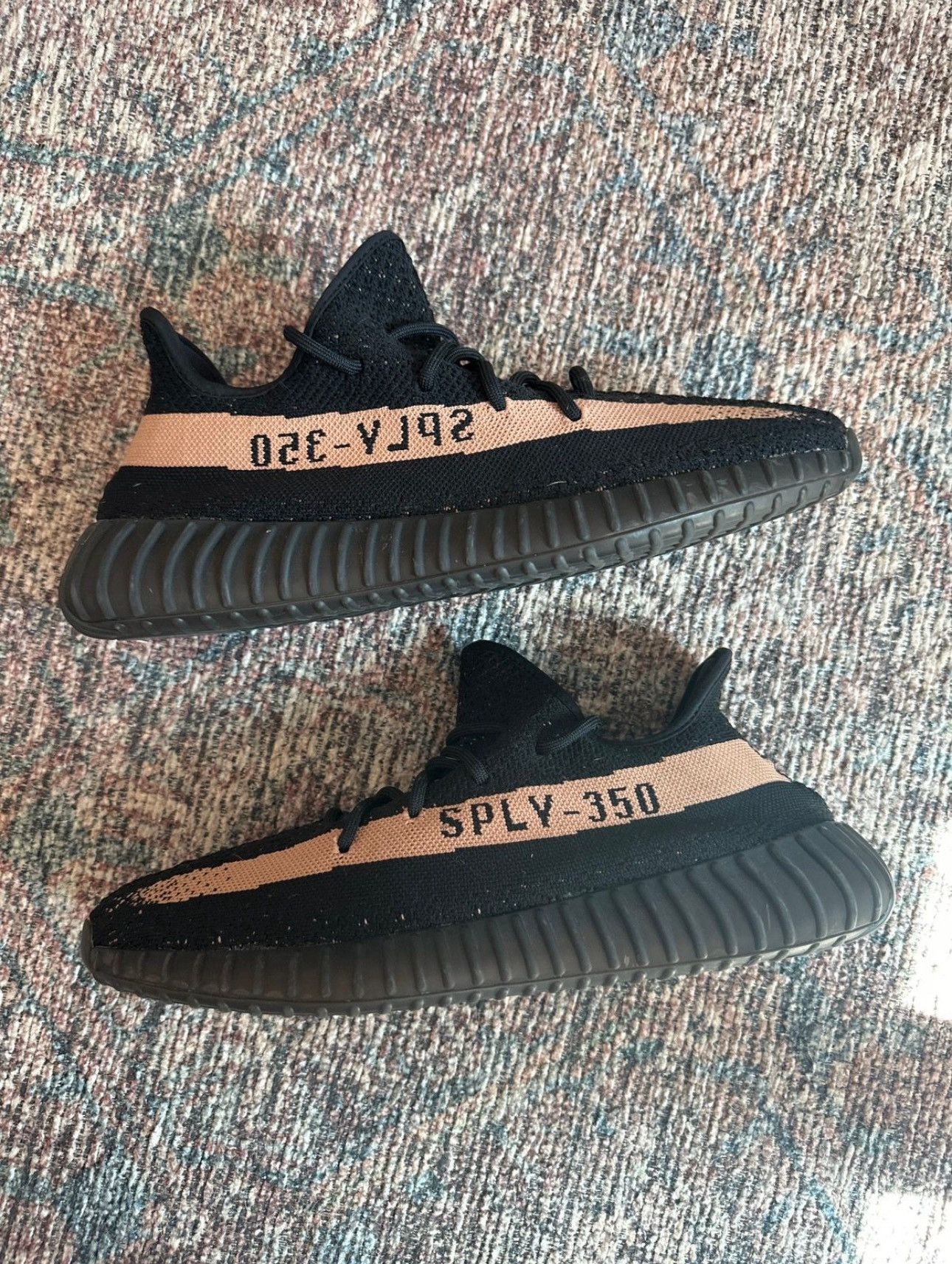 image of Adidas x Yeezy Season Yeezy Boost 350 V2 “Copper” Shoes in Black, Men's (Size 12)