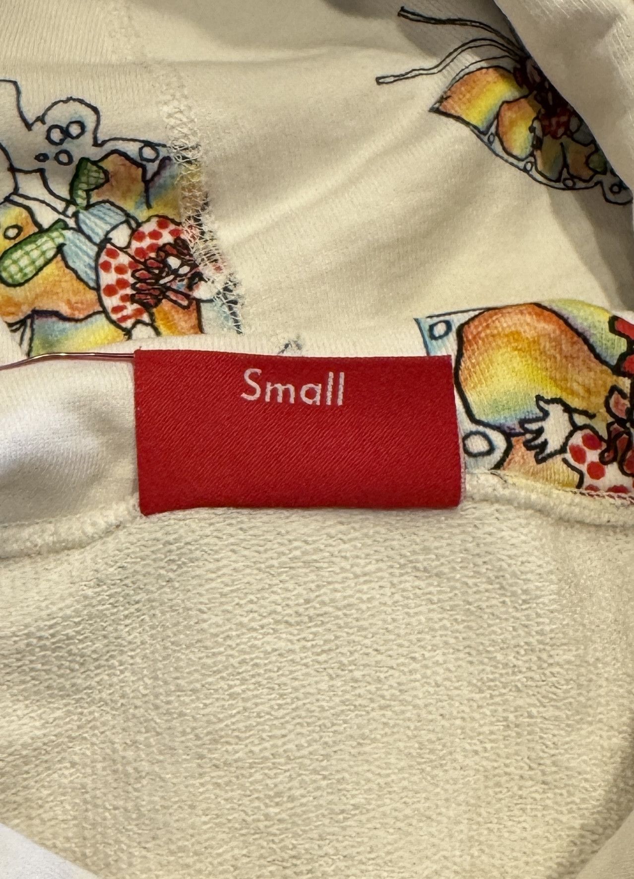 Supreme SUPREME GONZ BUTTERFLY HOODED SWEATSHIRT CREAM SMALL Size US S / EU 44-46 / 1 - 7 Thumbnail