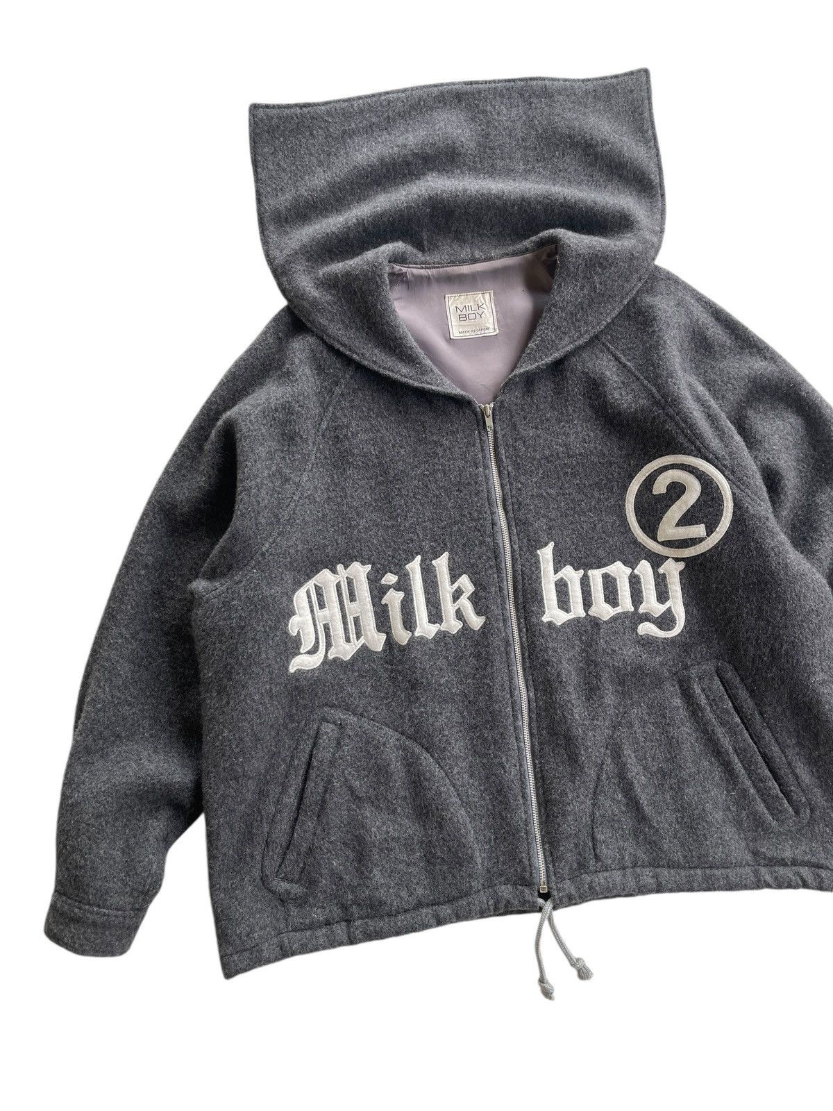 Japanese Brand 90s Milk Boy Japan Wool Jacket Size US L / EU 52-54 / 3 - 7 Thumbnail
