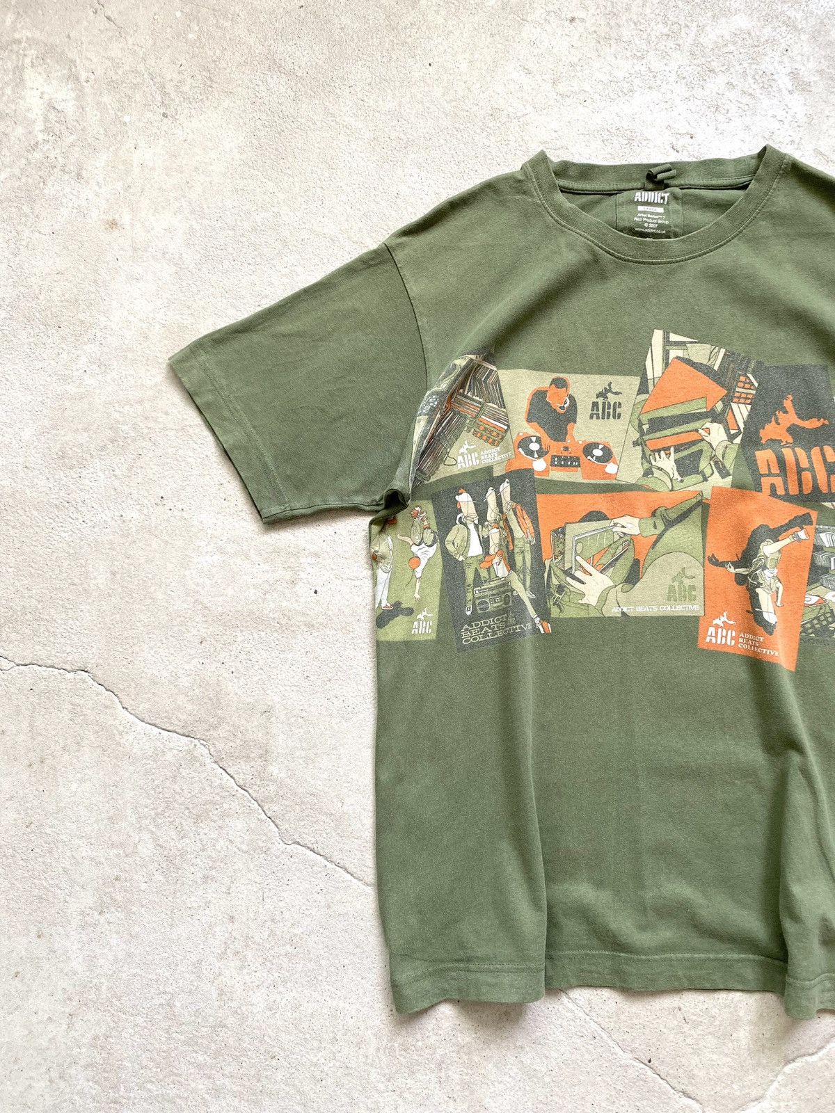 ADDICT Vintage 2007 Addict Beats Rap T Shirt Hip Hop Y2K Size US L / EU 52-54 / 3 - 2 Thumbnail