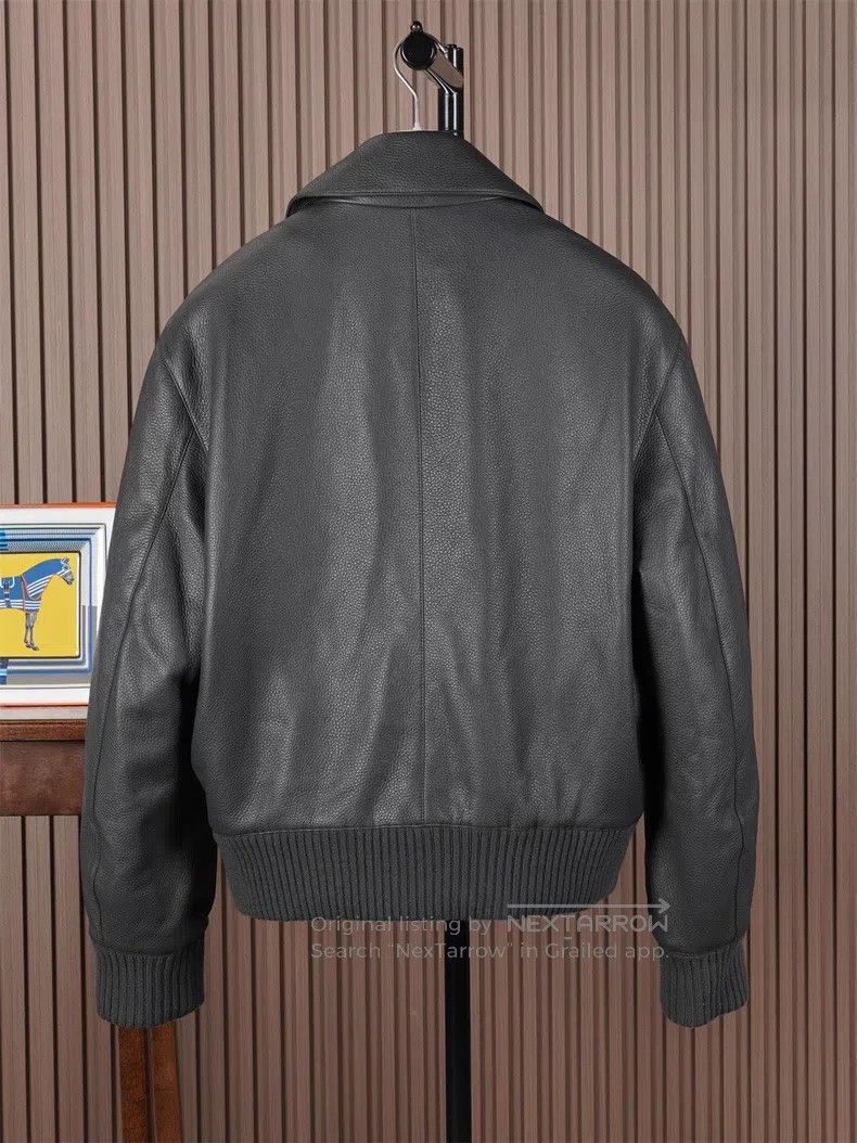 Hermes Hermes Men's Autumn-Winter Leather Jacket Size US L / EU 52-54 / 3 - 2 Thumbnail