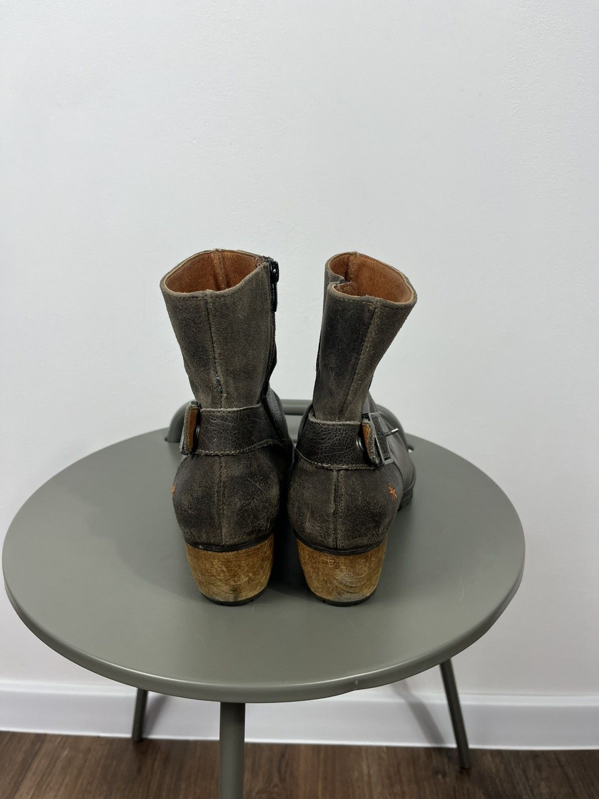 Other Art Leather Ankle Boots Women EU 40 Block Heel Zipper Size US 9 / IT 39 - 7 Thumbnail