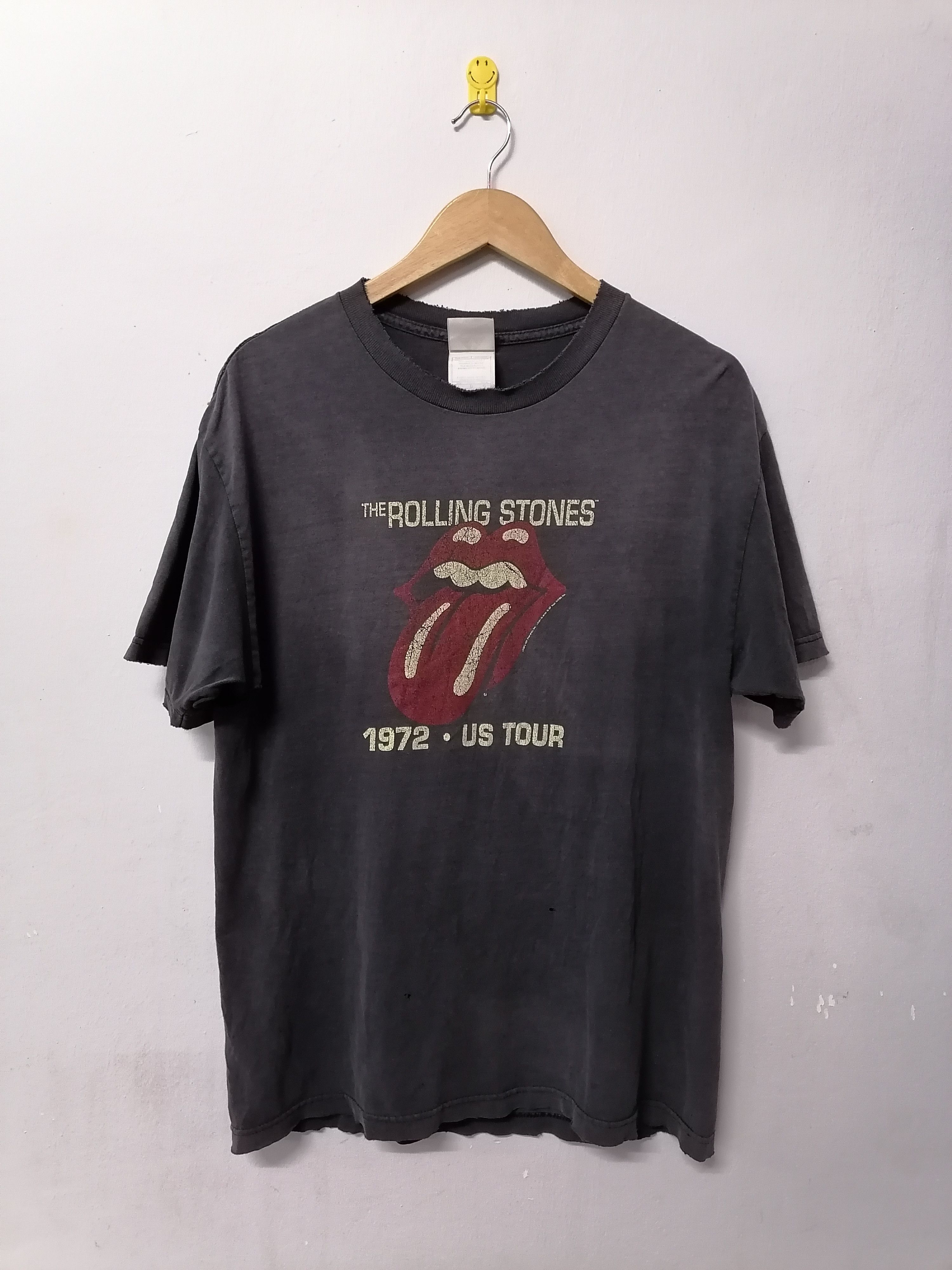 Band Tees × The Rolling Stones × Vintage Trashed Faded Vintage The Rolling Stones Us Tour Band Tees Size US L / EU 52-54 / 3 - 1 Thumbnail