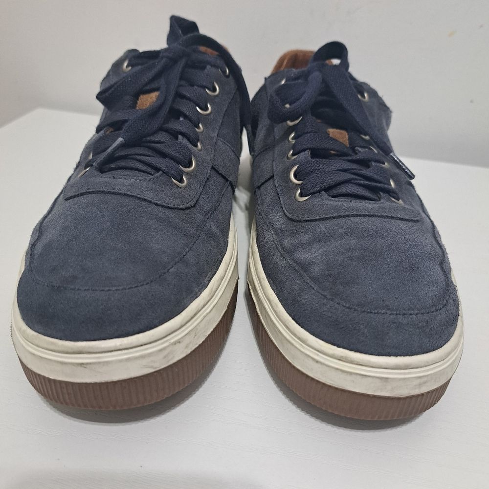Peter Millar Peter Millar Vantage Men's Navy Suede Sneakers Lace Up Retro Size US 10 / EU 43 - 15 Thumbnail