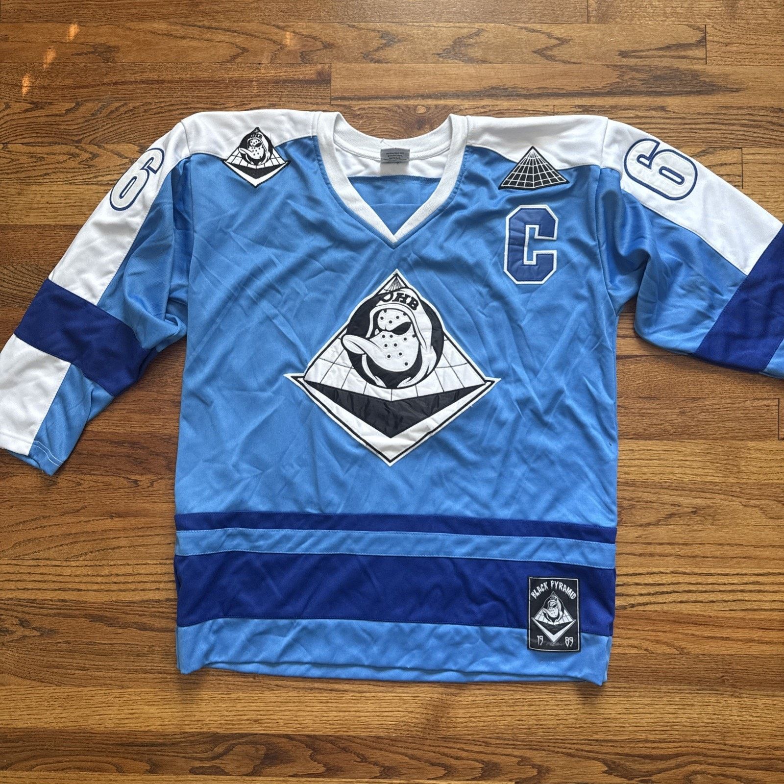 Black Pyramid Black Pyramid Hockey Jersey Embroidered And Patchwork Size US M / EU 48-50 / 2 - 1 Thumbnail