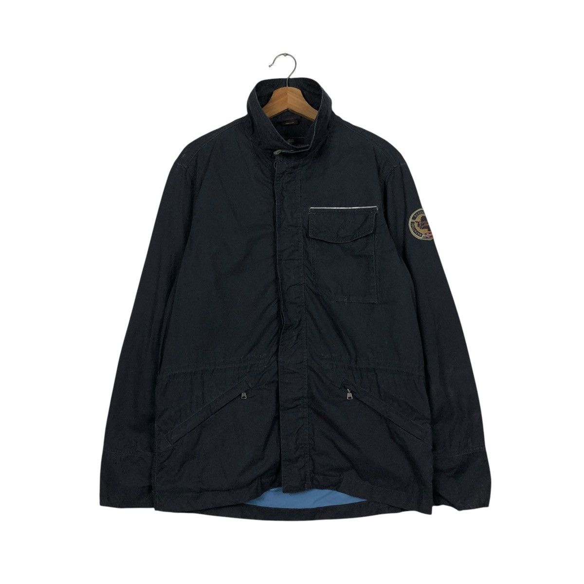 Napapijri 🔥VINTAGE NAPAPIJRI JACKET BIG LOGO BLANKET Size US S / EU 44-46 / 1 - 4 Thumbnail