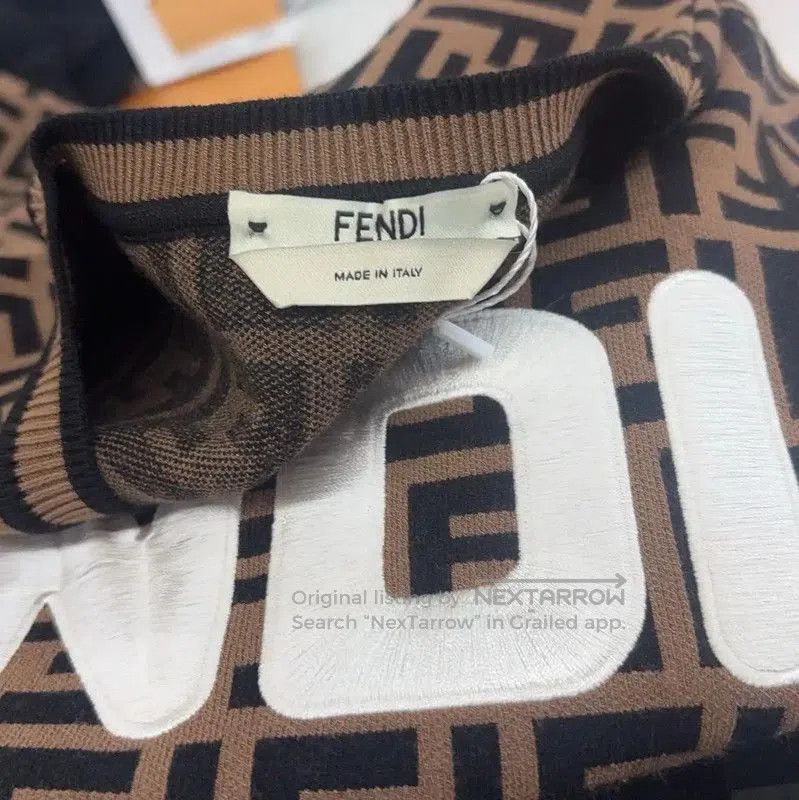 Fendi Fendi Brown Wool Knit Sweater for Women . Size S / US 4 / IT 40 - 3 Thumbnail
