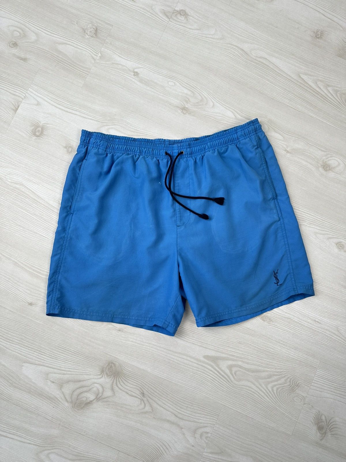 Vintage × Yves Saint Laurent Vintage Y2k Yves Saint Laurent Beach Shorts Size US 36 / EU 52 - 1 Thumbnail