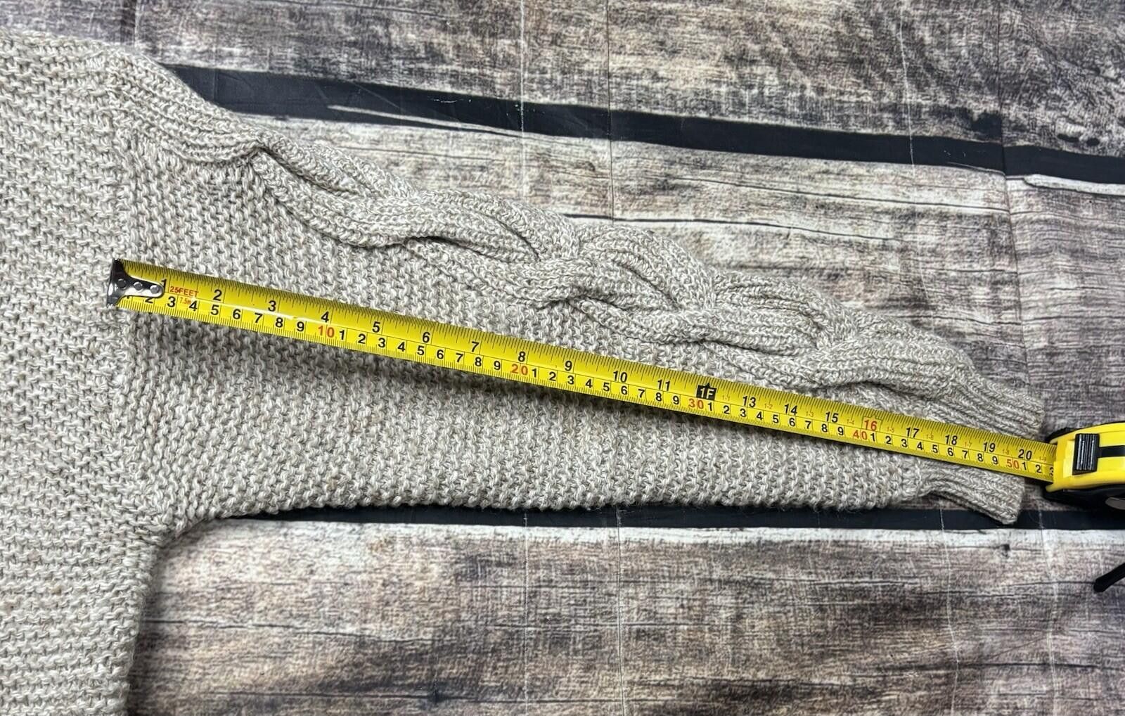 Other VTG Lizwear Cardigan Sweater Womens S Chunky Cable Knit Wool Size S / US 4 / IT 40 - 11 Thumbnail