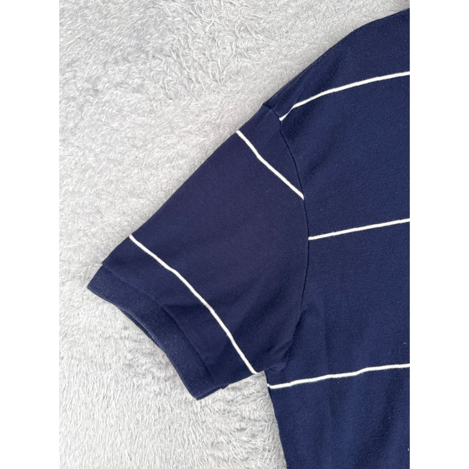Ralph Lauren VINTAGE Polo Ralph Lauren Shirt Men Medium Blue Stripe 100% Cotton READ Size US M / EU 48-50 / 2 - 3 Thumbnail