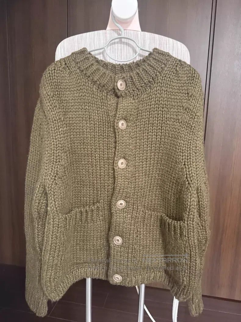 Our Legacy Our Legacy Olive Green Knit Sweater Size US S / EU 44-46 / 1 - 2 Thumbnail