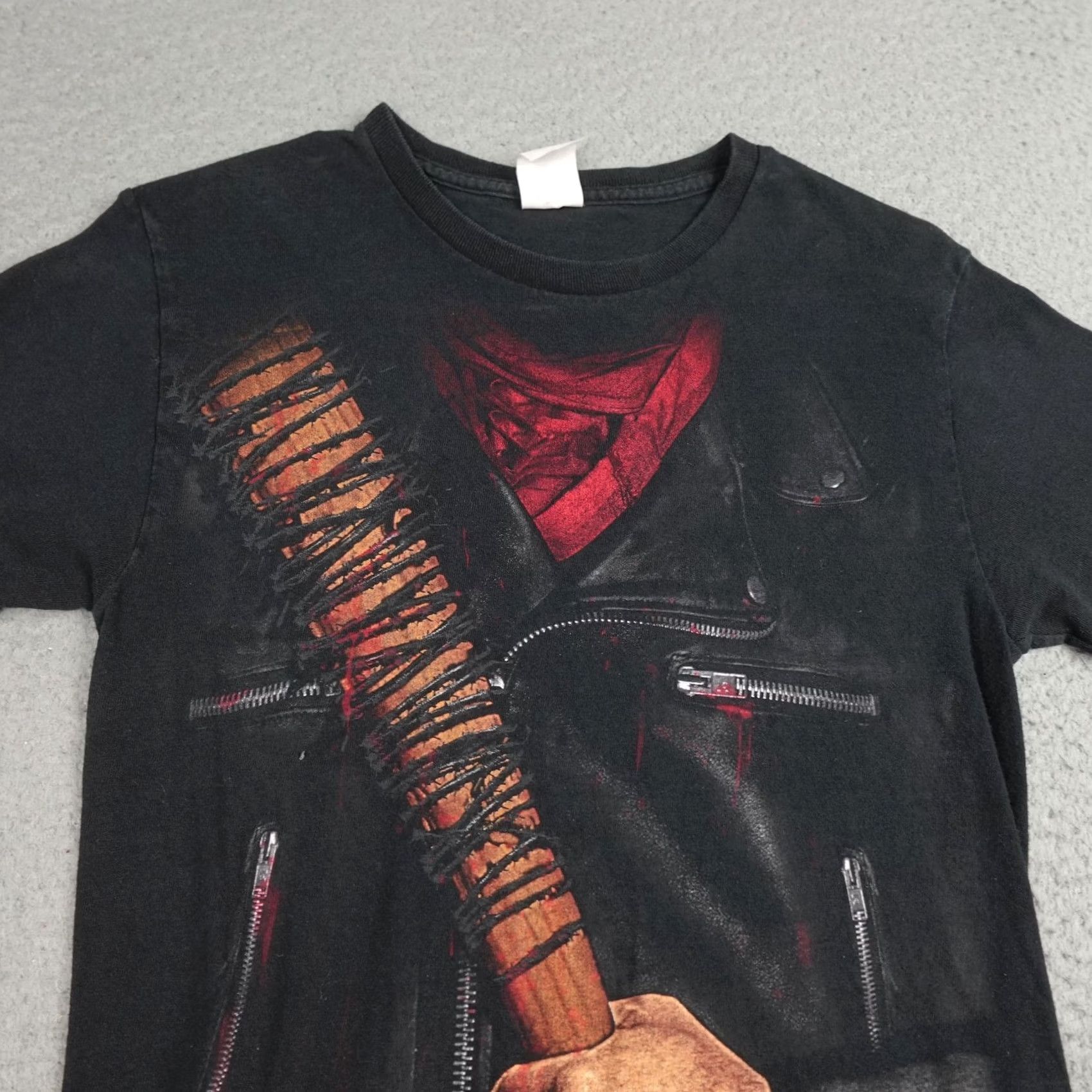 Vintage Negan Shirt Mens Small Black Delta Pro Weight Graphic Tee The Walking Dead Size US S / EU 44-46 / 1 - 4 Thumbnail