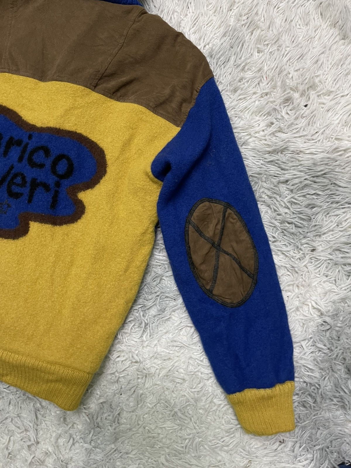 Enrico Coveri × Japanese Brand 90s ENRICO COVERI WOOL ZIPPER HOOD JACKET RARE Size US S / EU 44-46 / 1 - 14 Thumbnail