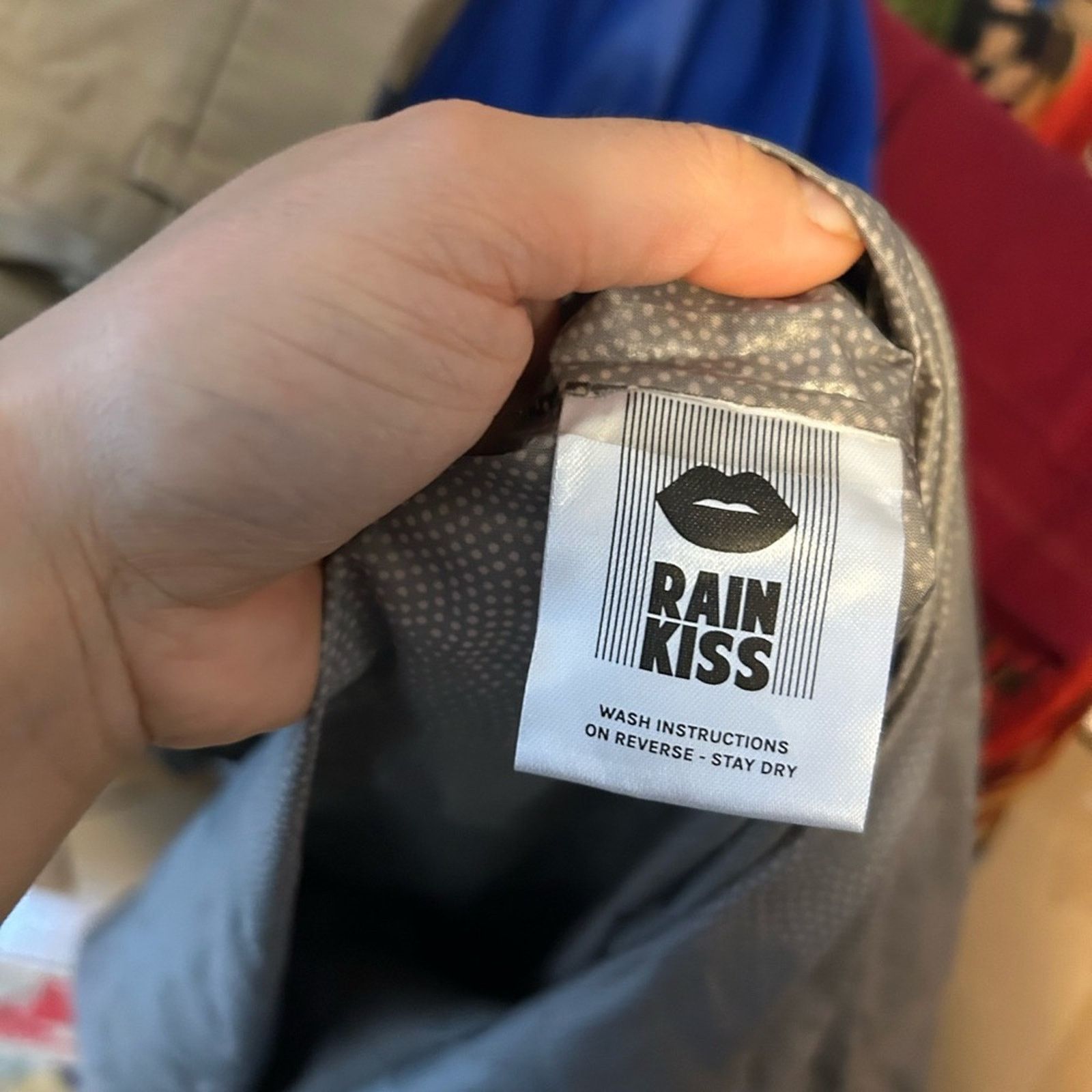 Other Rain Kiss The Clouds Rain Cape Size ONE SIZE - 4 Thumbnail